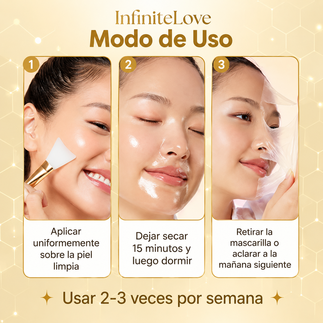Mascarilla Coreana Nocturna para Manchas, Melasma y Brillo Instantáneo