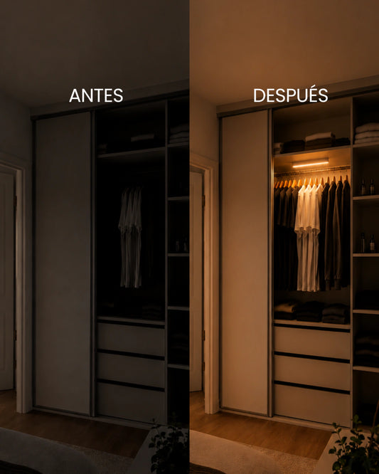 Barra LED con Sensor de Movimiento — Luz Uniforme Que se Enciende al Acercarte